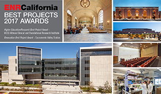 Honored with Two 2017 ENR California Best Projects Awards